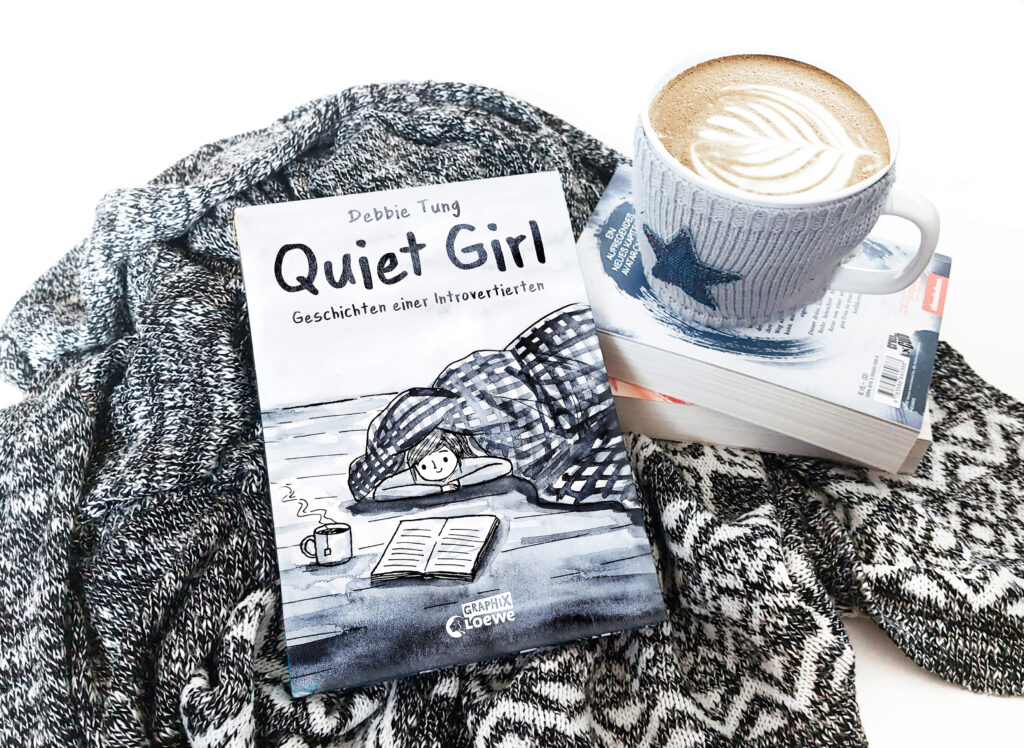 Miss Pageturner Buchblog Rezension, Foto vom Comic Quiet Girl: Geschichten einer Introvertierten von Debbie Tung.