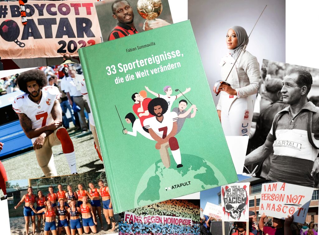 Miss Pageturner Buchblog Rezension, Foto vom Buch "33 Sportereignisse, die die Welt verändern" von Fabian Sommavilla.