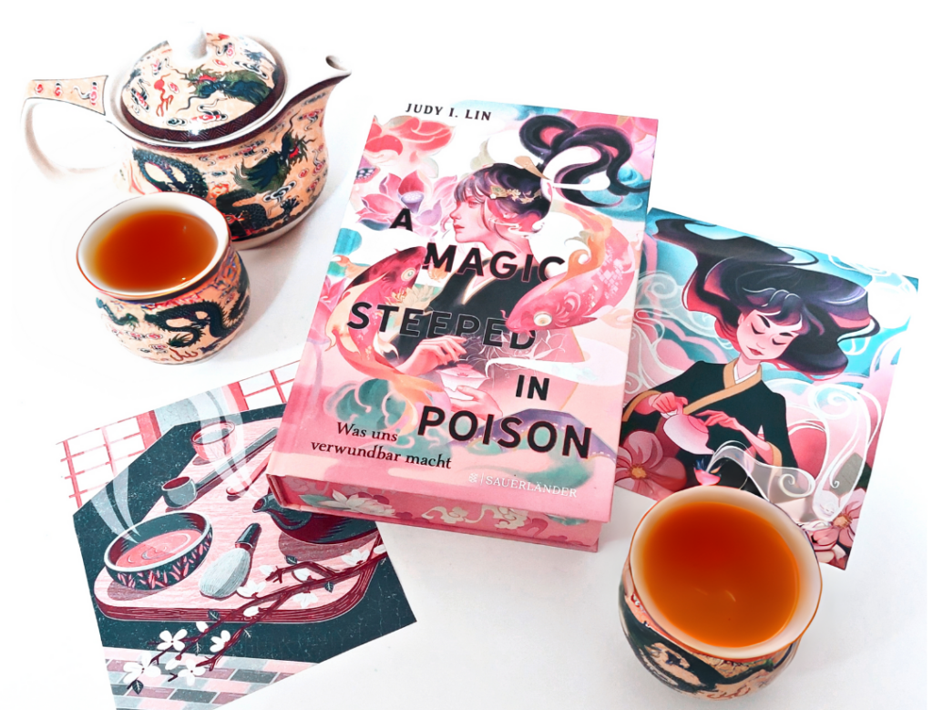 Miss Pageturner Buchblog Rezension, Foto vom Buch "A Magic Steeped in Poison" von Judy I. Lin.
